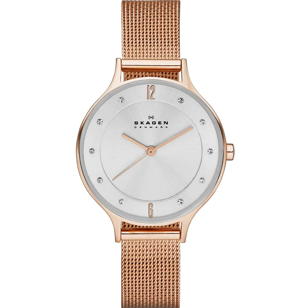 Skagen SKW2151 Anita Rose Gold Mesh Women's Watch - mzwatcheslk srilanka