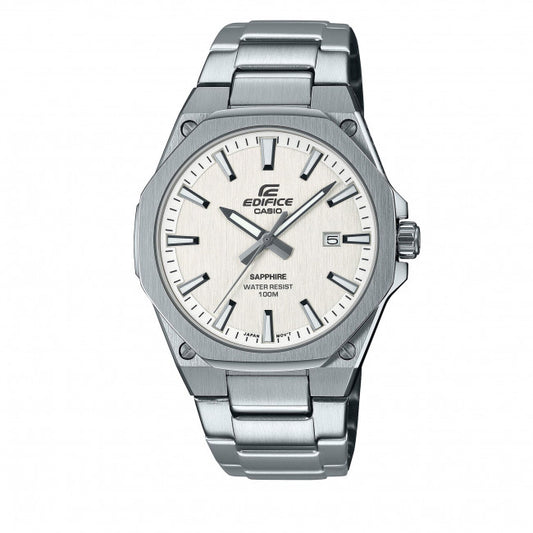 Casio Edifice EFR-S108D-7AVUDF Slim Line White Dial Quartz Men's Watch - mzwatcheslk srilanka