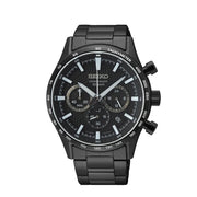 Seiko SSB415P1  Chronograph Black Quartz Men's Watch - mzwatcheslk srilanka