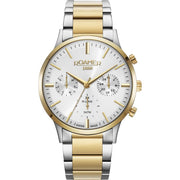 Roamer 718982 48 15 70 R Line White Dial Two Tone Steel Bracelet Men's Watch - mzwatcheslk srilanka