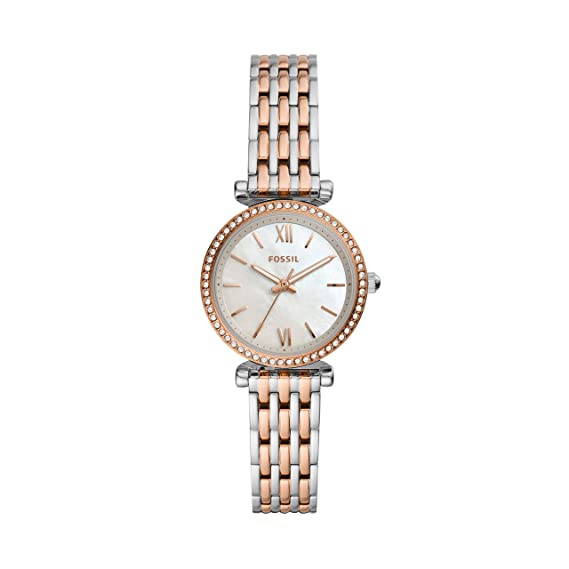 fossil レディース 時計 Fossil ES4649 Carlie Mini Diamond Accents Quartz Women's