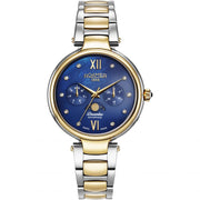Roamer  858801 48 49 50 Dreamline Moonphase Blue MOP Dial Two Tone Steel Bracelet Women's Watch - mzwatcheslk srilanka