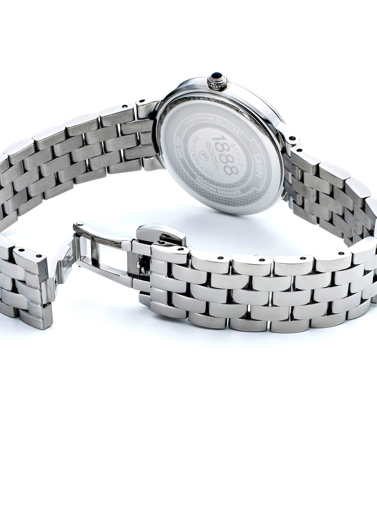 Roamer 859845 41 29 50 Capri Diamond Set MOP Dial Stainless Steel Bracelet Women's Watch - mzwatcheslk srilanka