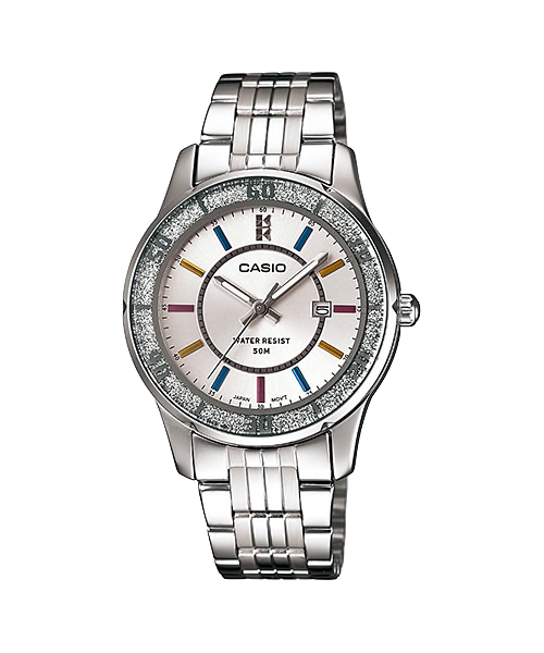 Casio Enticer LTP-1358D-7AV Stainless Steel Women's Watch(AVAILABLE ONLINE) - mzwatcheslk srilanka