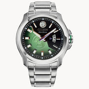 Citizen AW1351-56W Marvel The Hulk 'Hulk Smash' Stainless Steel Black & Green Men's Watch - mzwatcheslk srilanka