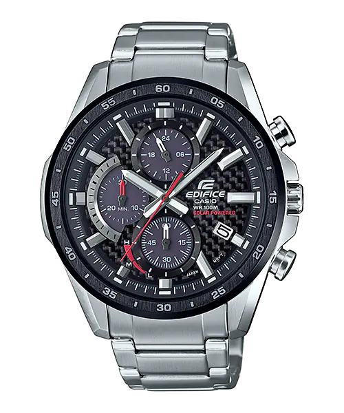 Casio Edifice EQS-900DB-1AV Chronograph Solar Mens Watch - mzwatcheslk srilanka