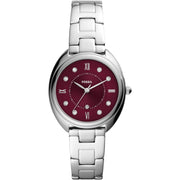 Fossil ES5126 Gabby Crystal Accents Stainless Steel Red Dial Quartz  Women's Watch - mzwatcheslk srilanka