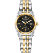 Citizen EW2299-50E Eco Drive Two Tone Bracelet Black Dial Women's Watch - mzwatcheslk srilanka