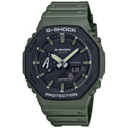 Casio G-Shock GA-2110SU-3AER  Carbon Core Green Rubber Strap Digital Display Men's Watch - mzwatcheslk srilanka