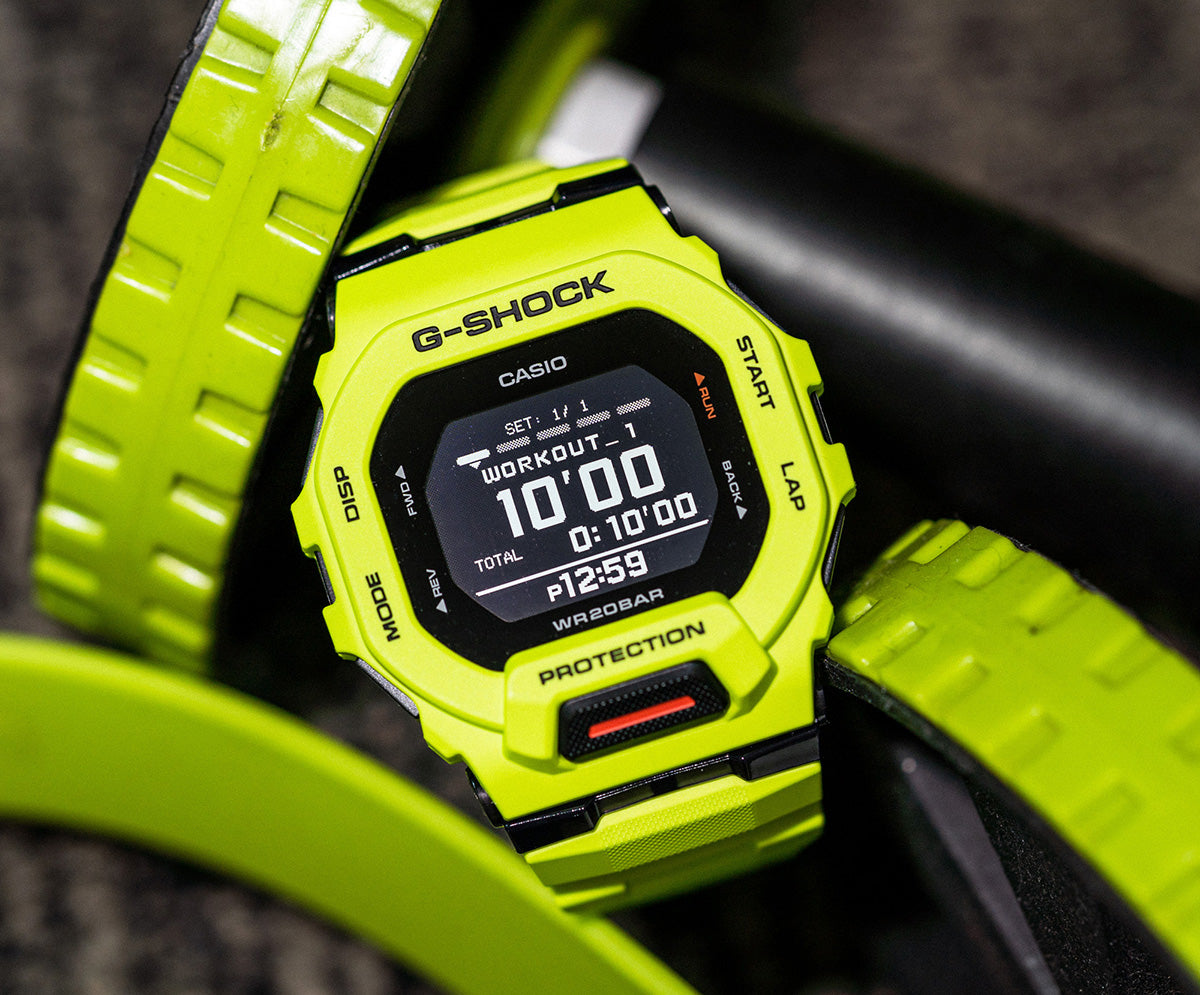 Lime green g shock watch new arrivals