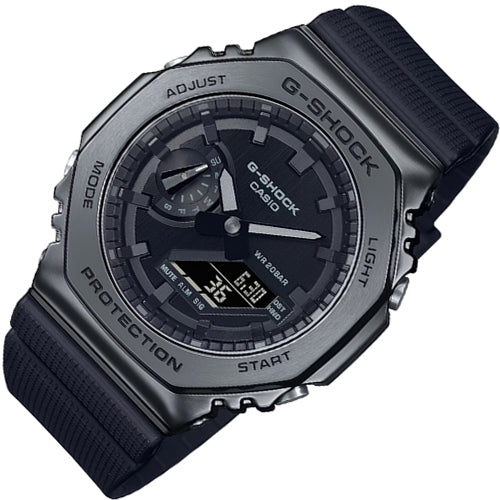 Casio G-Shock GM-2100BB-1AER All Black Metal Series Men's Watch