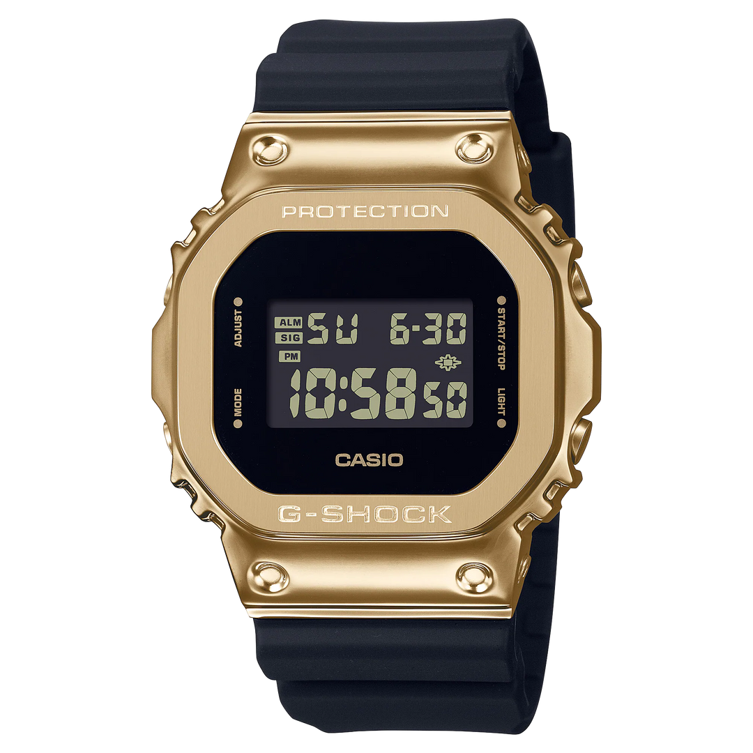 Casio GM-5600G-9ER Gold Case Black Strap Men's Watch - mzwatcheslk srilanka