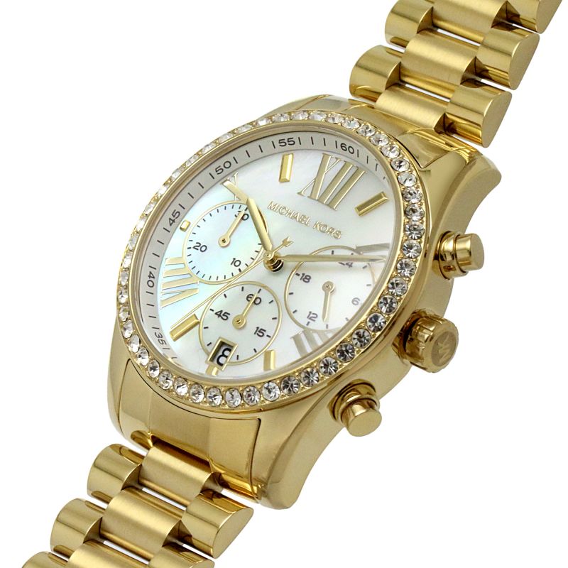 Michael Kors MK7241 Lexington Gold Toned Steel Women's Watch - mzwatcheslk srilanka