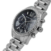 Michael Kors MK7277 Lexington Black Glitter Dial Stainless Steel Women's Watch - mzwatcheslk srilanka