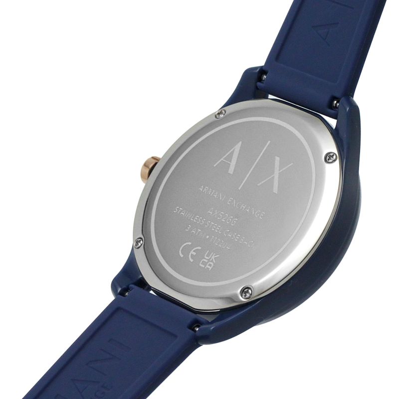 Armani Exchange AX5266 Blue Rubber Strap Women s Watch mzwatcheslk