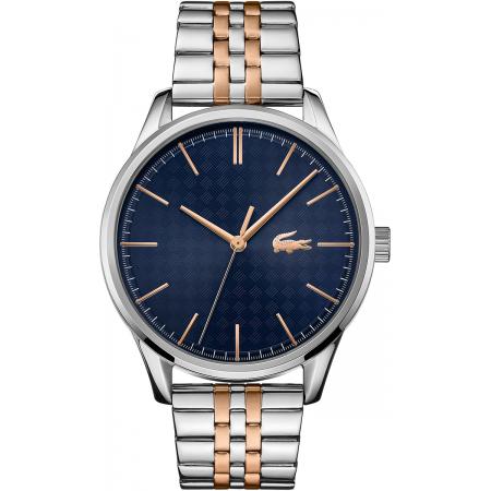 Lacoste 2011048 Vienna  Two Tone Stainless Steel Bracelet  Blue Dial  Men's Watch - mzwatcheslk srilanka