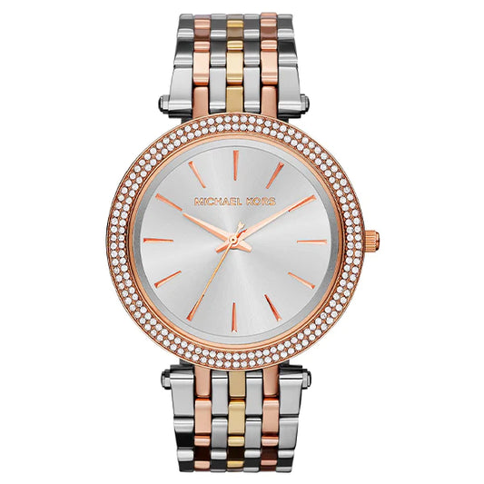 Michael Kors MK3203 Darci Three Tone Stainless Steel Women's Watch - mzwatcheslk srilanka