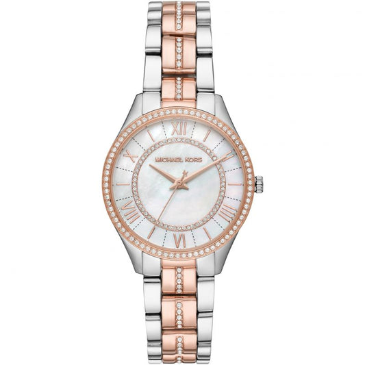 Michael Kors MK3979 Lauryn Two Tone Crystal Set Women's Watch - mzwatcheslk srilanka