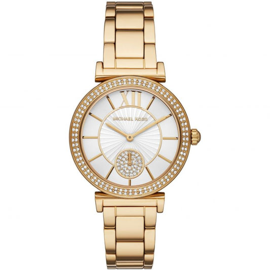 Michael Kors MK4615 Abbey Gold Crystal Set Dial Women's Watch - mzwatcheslk srilanka