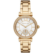 Michael Kors MK4615 Abbey Gold Crystal Set Dial Women's Watch - mzwatcheslk srilanka
