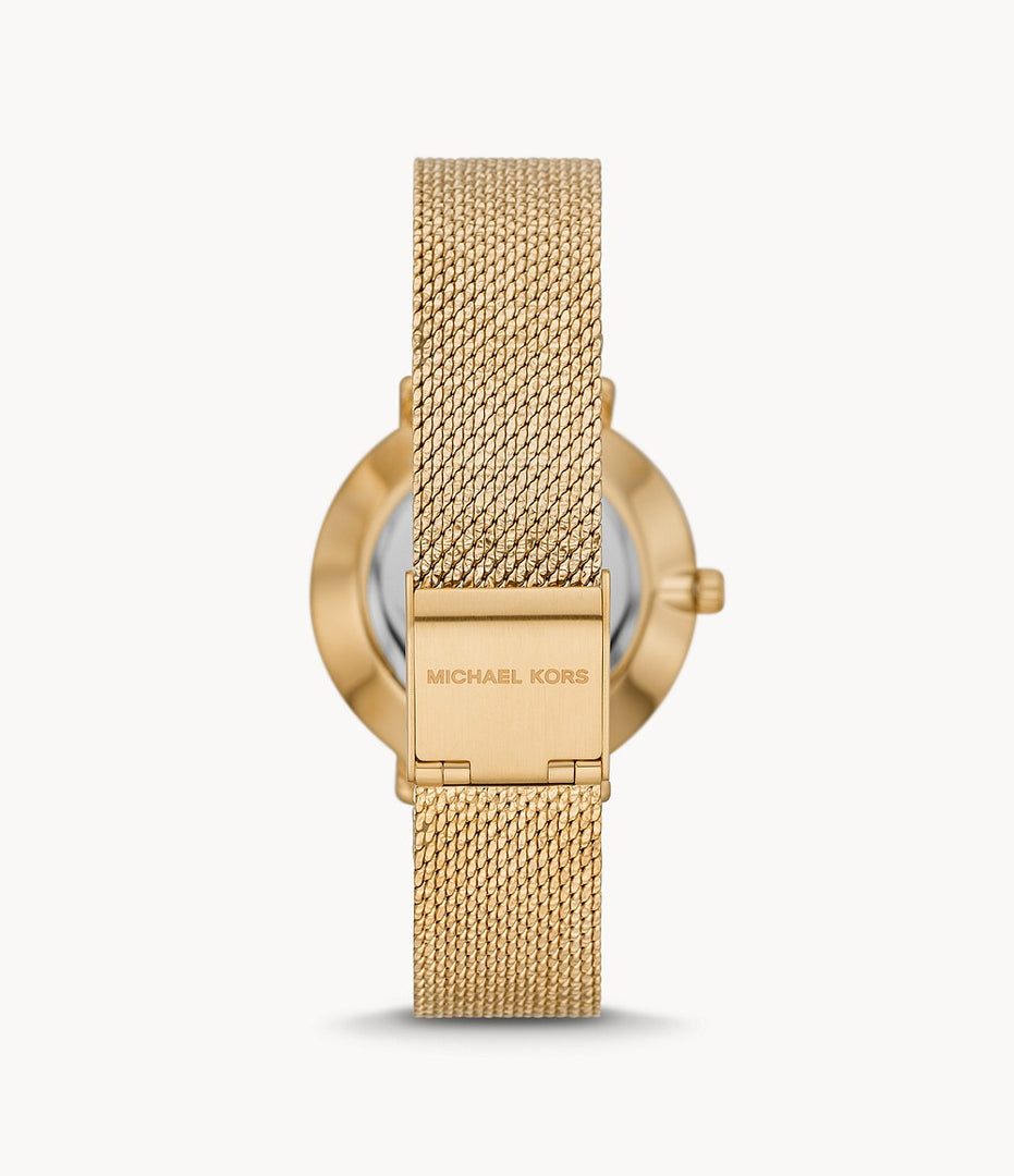 Michael Kors MK4619 Mini Pyper Pavé Gold Tone Women's Watch - mzwatcheslk srilanka