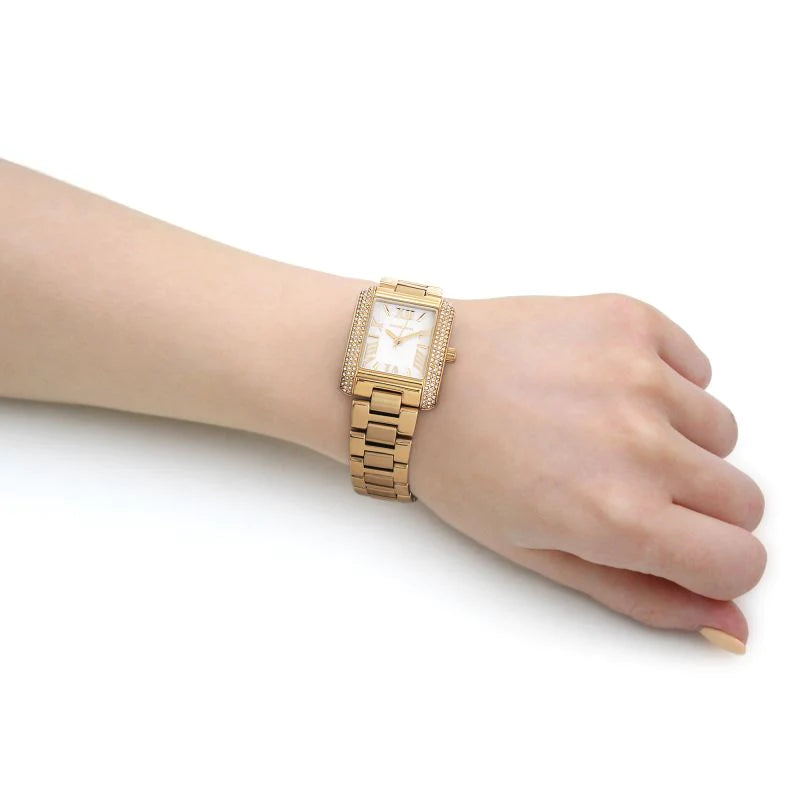 Michael Kors His and Hers Lennox GoldTone Stainless Steel Bracelet Watch  Set  Dillards