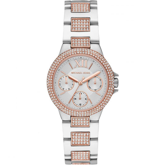 Michael Kors MK6846 Camille Two Tone Crystal Set Women's Watch - mzwatcheslk srilanka