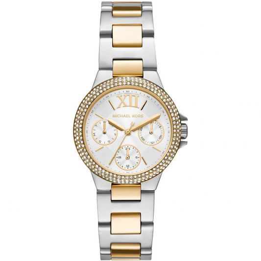 Michael Kors MK6982 Camille Gold and Silver Toned Women's Watch - mzwatcheslk srilanka