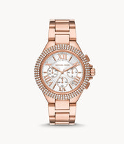 Michael Kors MK6995 Camille Rose Gold Chronograph Women's Watch - mzwatcheslk srilanka