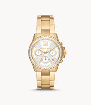 Michael Kors MK7212 Everest Gold Toned Chronograph Women's Watch - mzwatcheslk srilanka