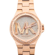 Michael Kors MK7230 Lennox Rose Gold toned Crystal set Dial Women's Watch - mzwatcheslk srilanka