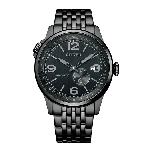 Citizen NJ0147-85E Future Force Stainless Steel Black Dial Automatic Men's Watch - mzwatcheslk srilanka