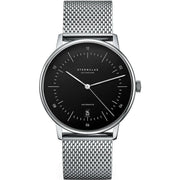 STERNGLAS S02-NA03-MI04 Naos Automatic Black Dial Steel Mesh Bracelet Men's Watch - mzwatcheslk srilanka
