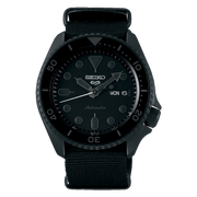 Seiko 5 Sports SRPD79K1 Street Automatic Black Dial Black NATO strap Men's Watch - mzwatcheslk srilanka