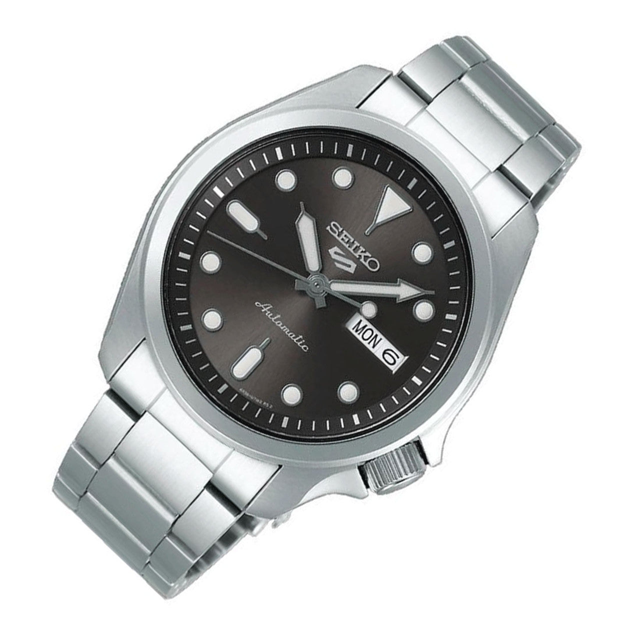 Seiko 5 SRPE51K1 Sport Automatic Stainless Steel Bracelet Grey Dial Men's Watch - mzwatcheslk srilanka