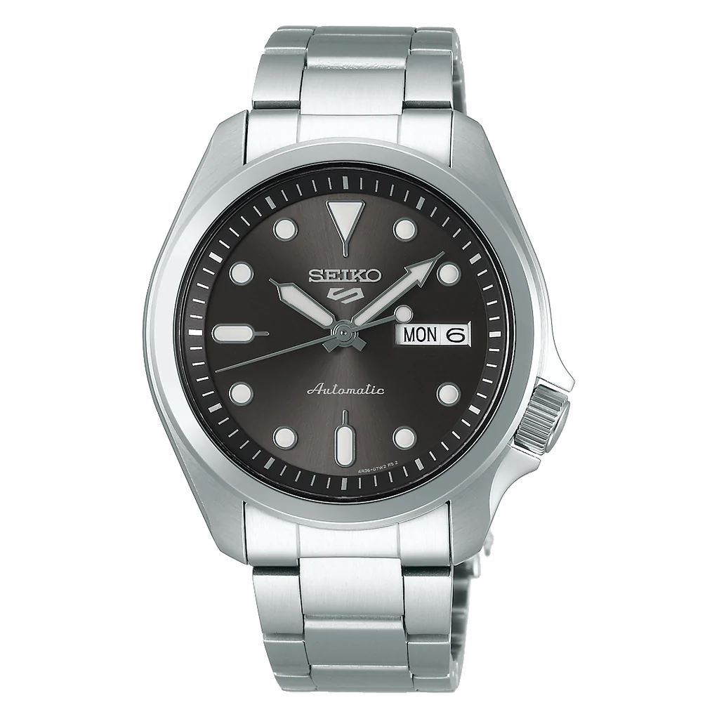 Seiko 5 SRPE51K1 Sport Automatic Stainless Steel Bracelet Grey Dial Men's Watch - mzwatcheslk srilanka