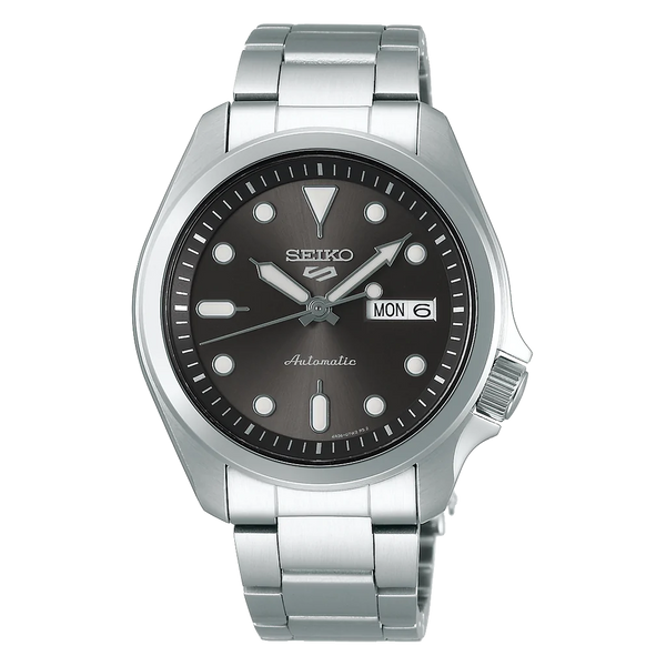 Seiko 5 SRPE51K1 Sport Automatic Stainless Steel Bracelet Grey Dial Men's Watch - mzwatcheslk srilanka