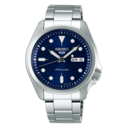 Seiko 5 SRPE53K1 Sport Automatic Watch Blue Dial Stainless Steel Bracelet Men's Watch - mzwatcheslk srilanka