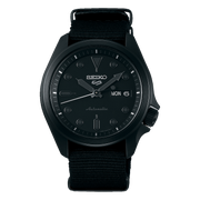 Seiko 5 Sports SRPE69K1 Black IP Plated Case Black NATO Strap Men's Watch - mzwatcheslk srilanka