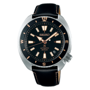 Seiko SRPG17K1 Prospex ‘Tortoise’ Land Edition Black Leather Strap Men's Watch - mzwatcheslk srilanka