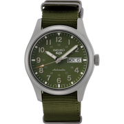 Seiko 5 SRPG33K1 Sports Field Green Nylon Strap Men's Watch - mzwatcheslk srilanka