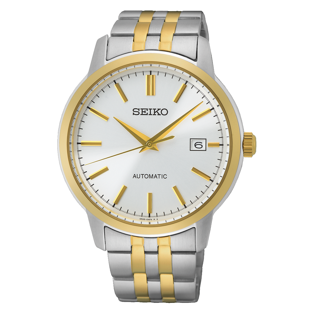Seiko SRPH92K1 Automatic Two Tone Bracelet Dress Men's Watch - mzwatcheslk srilanka