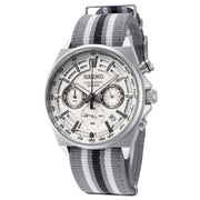 Seiko SSB401P1 Chronograph Watch White Dial  Men's Watch - mzwatcheslk srilanka