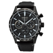Seiko SSB417P1 Urban Sports Chronograph Nylon Strap Black Dial Quartz Men's Watch - mzwatcheslk srilanka
