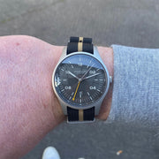 STERNGLAS S01-TA11-NA04 Taiga GMT Vintage 42mm Quartz Men's Watch - mzwatcheslk srilanka