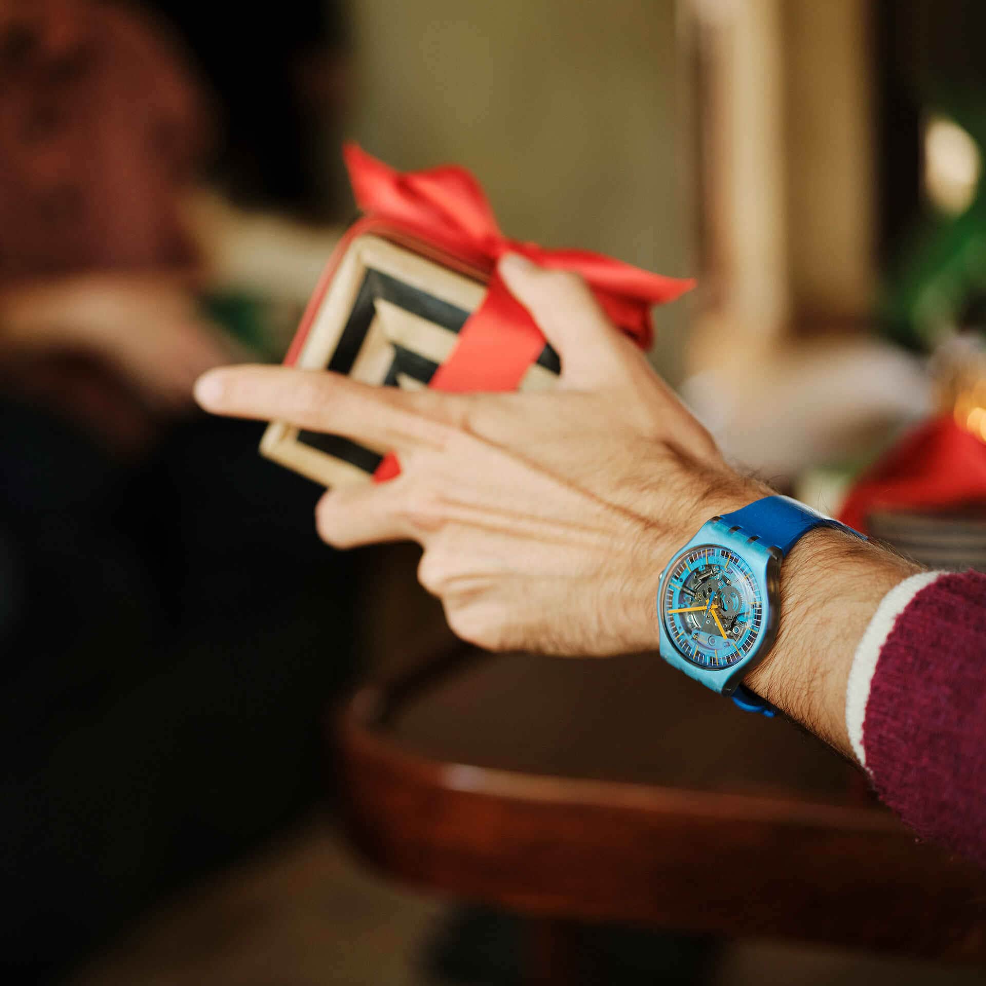 Swatch silicone deals strap