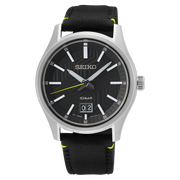 Seiko SUR517P1 Black Dial Green Second Hand Sapphire crystal Men's Watch - mzwatcheslk srilanka