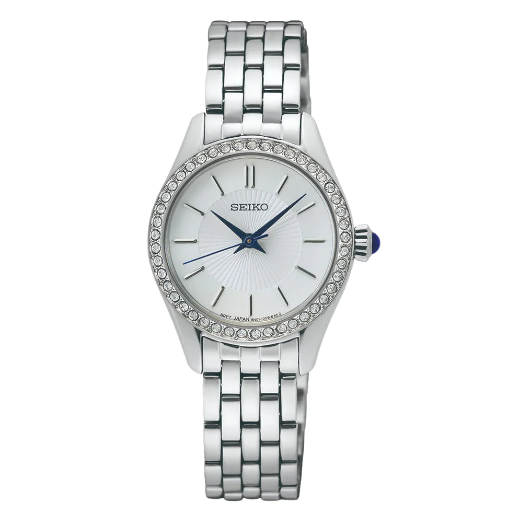 Seiko SUR539P1 White Dial Stainless Steel Bracelet Women's Watch - mzwatcheslk srilanka