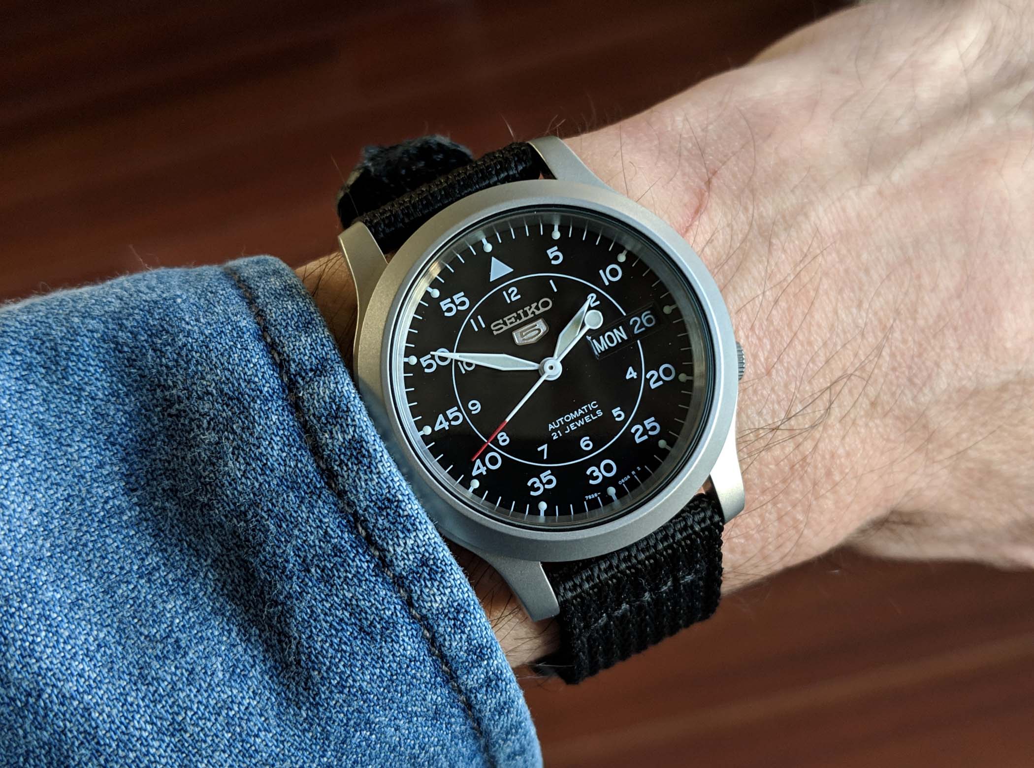 Seiko cheap five snk809k2