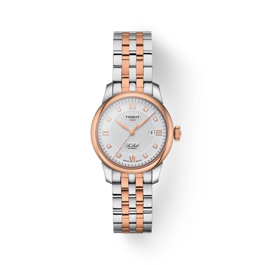 Tissot T0062072203600  Le Locle Two-Tone Stainless Steel Silver Dial Women’s Watch - mzwatcheslk srilanka